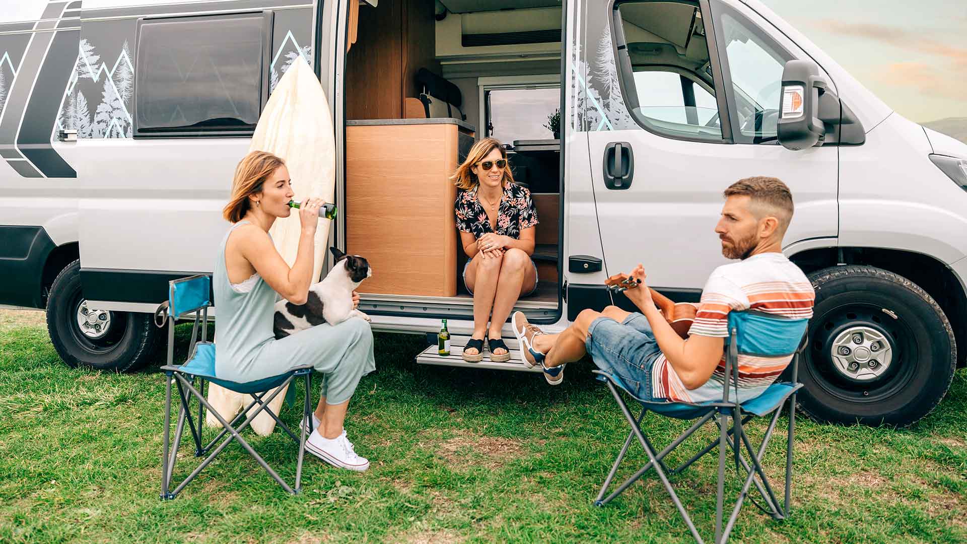Interieur van een wagen uit het aanbod